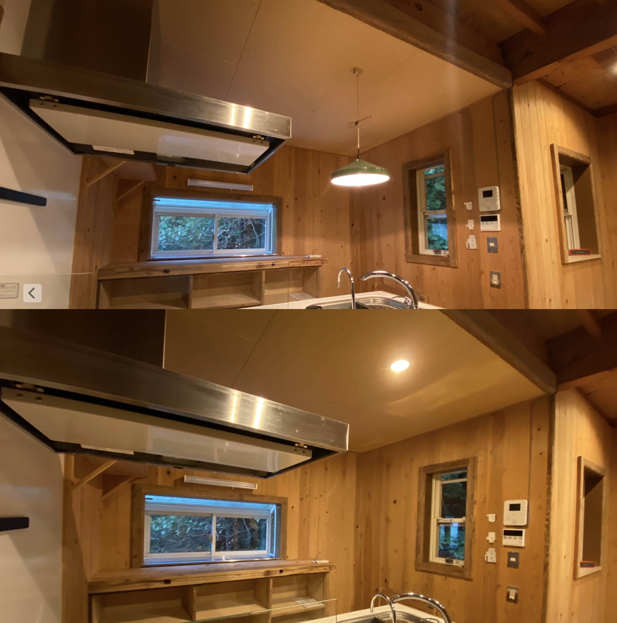 キッチンの照明