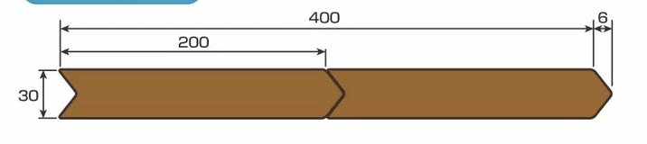 カフェ板のサイズ