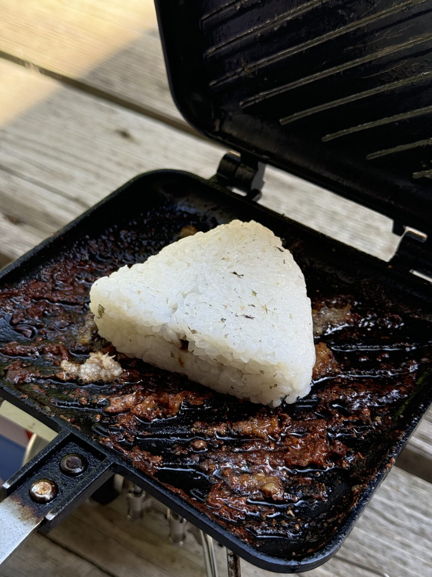 焼きおにぎりの失敗